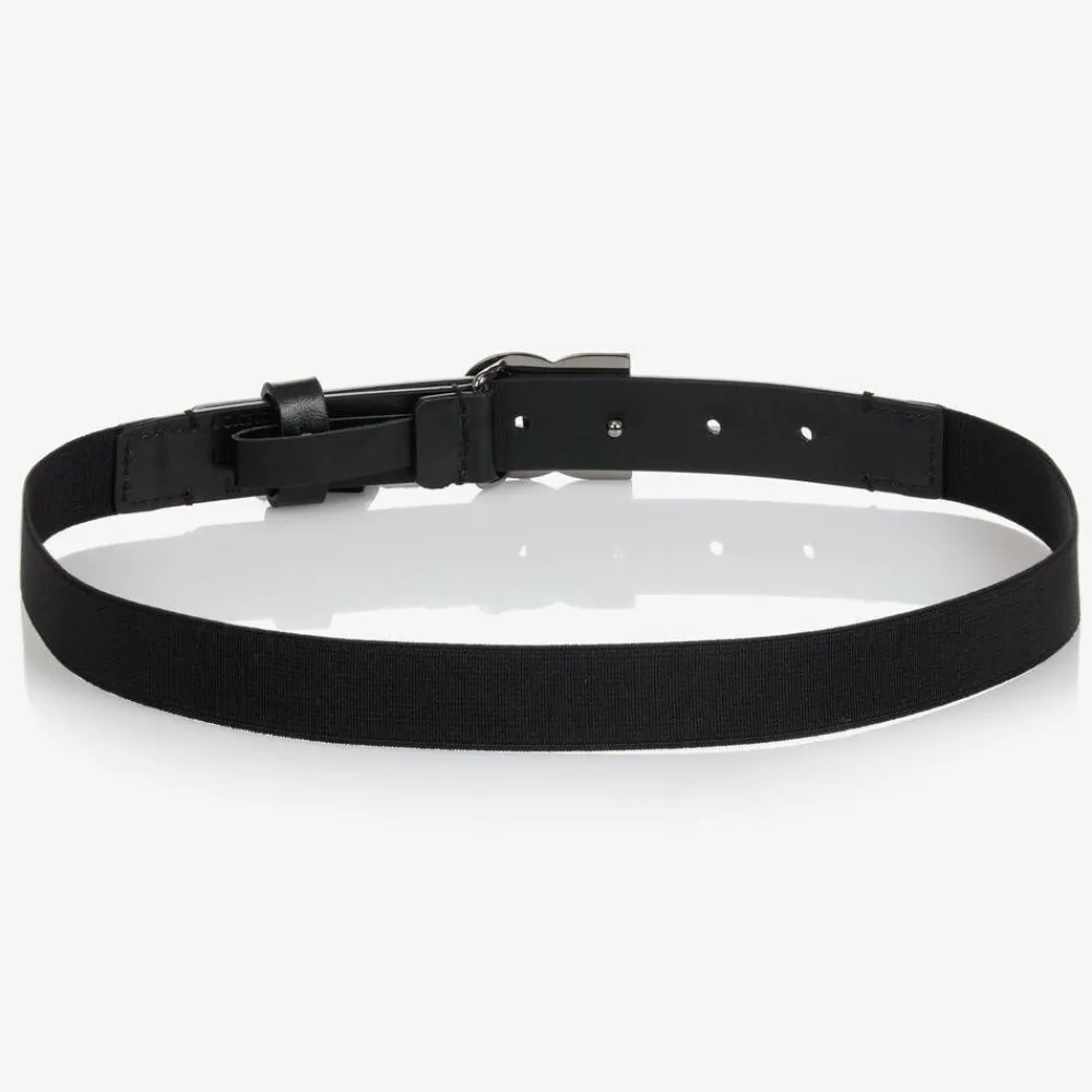 Dolce amp; Gabbana Clothing Accessories*Boys Black DG Belt