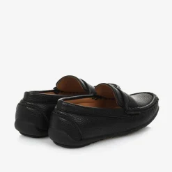 Sevva Loafers & Moccasins|Loafers & Moccasins*Boys Black Faux Leather Loafers