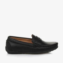 Sevva Loafers & Moccasins|Loafers & Moccasins*Boys Black Faux Leather Loafers