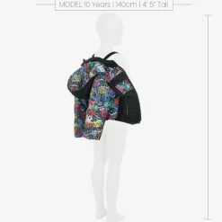 Pilguni Snowwear*Boys Black Graffiti Print Ski Jacket