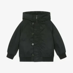 Burberry Coats & Jackets*Boys Black Hooded Jacket