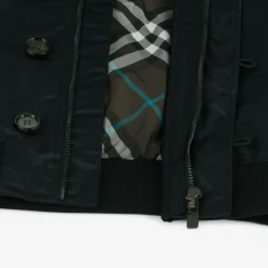 Burberry Coats & Jackets*Boys Black Hooded Jacket