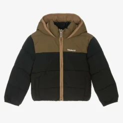 Timberland Coats & Jackets*Boys Black Hooded Puffer Jacket