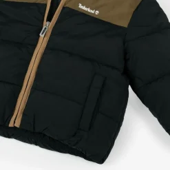 Timberland Coats & Jackets*Boys Black Hooded Puffer Jacket