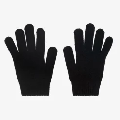 Mayoral Gloves & Mittens*Boys Black Knitted Gloves