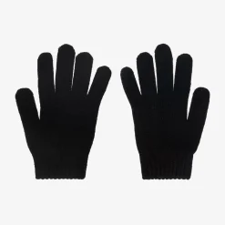 Mayoral Gloves & Mittens*Boys Black Knitted Gloves