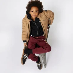 BOSS Tops*Boys Black Knitted Zip-Up Top