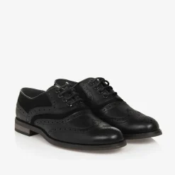 House of Cavani Brogues|Brogues*Boys Black Lace-Up Brogues