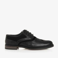 House of Cavani Brogues|Brogues*Boys Black Lace-Up Brogues
