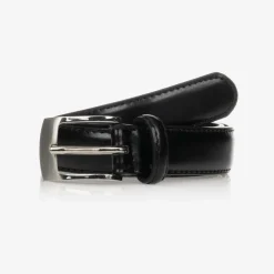 Romano Clothing Accessories*Boys Black Leather Belt