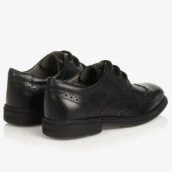 Geox Traditional Shoes|School Shoes*Boys Black Leather Brogue Shoes