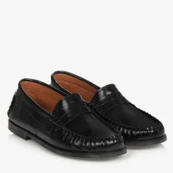 Childrens Classics Loafers & Moccasins|Loafers & Moccasins*Boys Black Leather Loafers