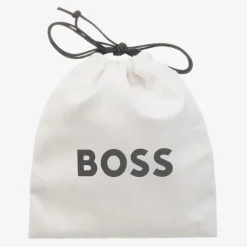 BOSS Clothing Accessories*Boys Black Leather Monogram Belt