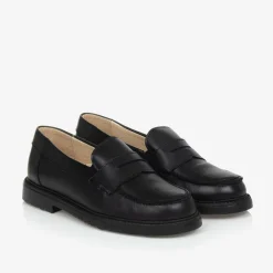 Childrens Classics Loafers & Moccasins|Loafers & Moccasins*Boys Black Leather Shoes
