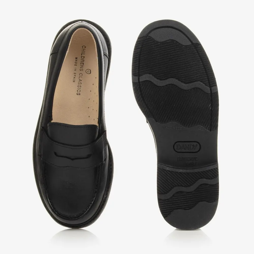 Childrens Classics Loafers & Moccasins|Loafers & Moccasins*Boys Black Leather Shoes