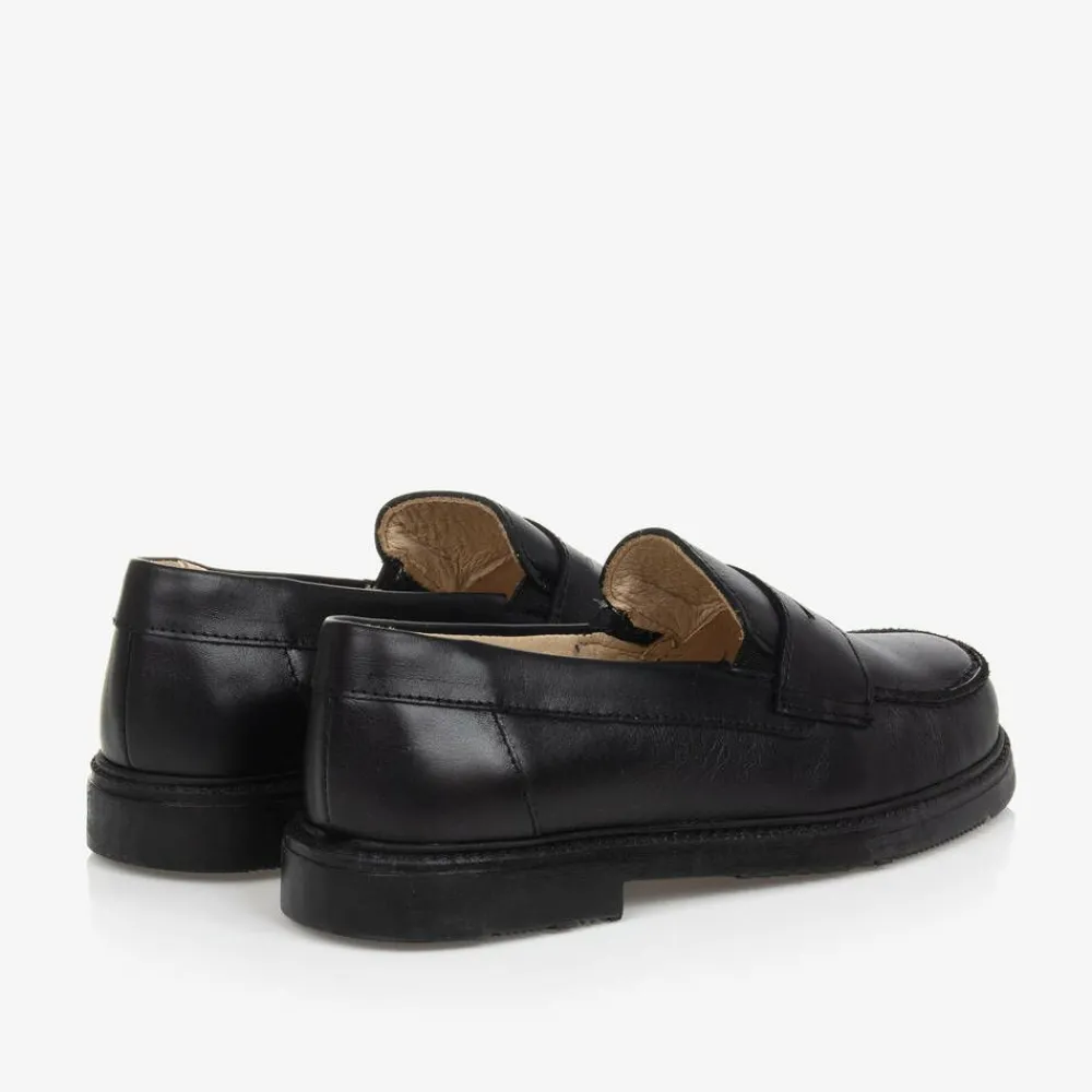 Childrens Classics Loafers & Moccasins|Loafers & Moccasins*Boys Black Leather Shoes