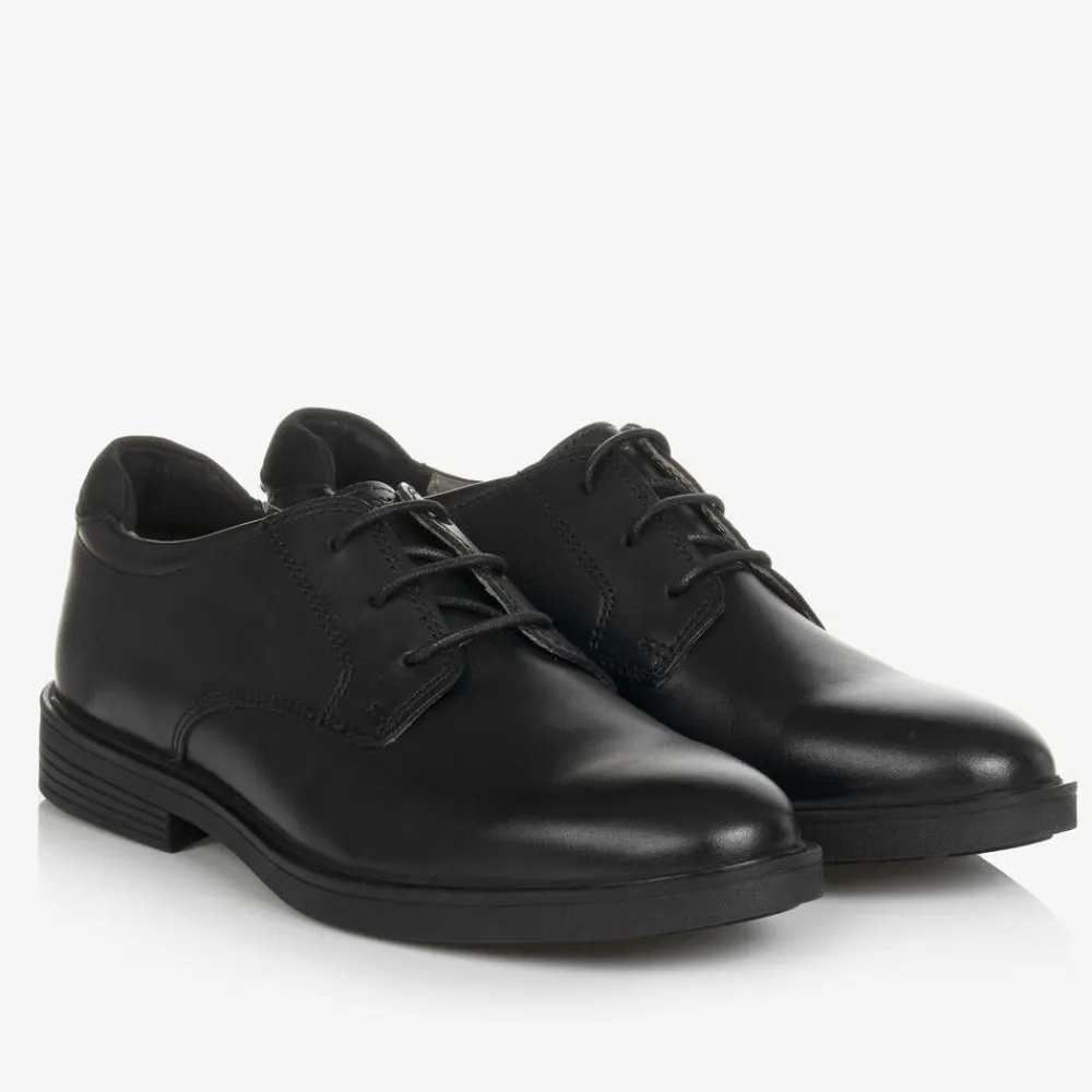 Geox School Shoes|Brogues*Boys Black Leather Shoes