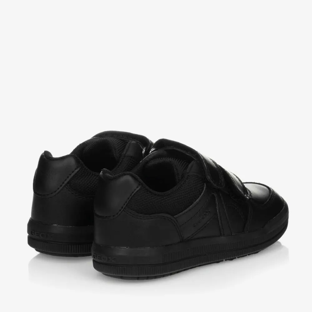 Geox Trainers|School Shoes*Boys Black Leather Trainers