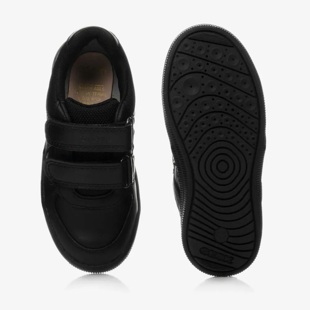 Geox Trainers|School Shoes*Boys Black Leather Trainers