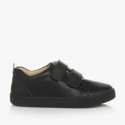 Old Soles Trainers*Boys Black Leather Trainers