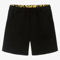 Versace Shorts*Boys Black Milano Jersey Shorts