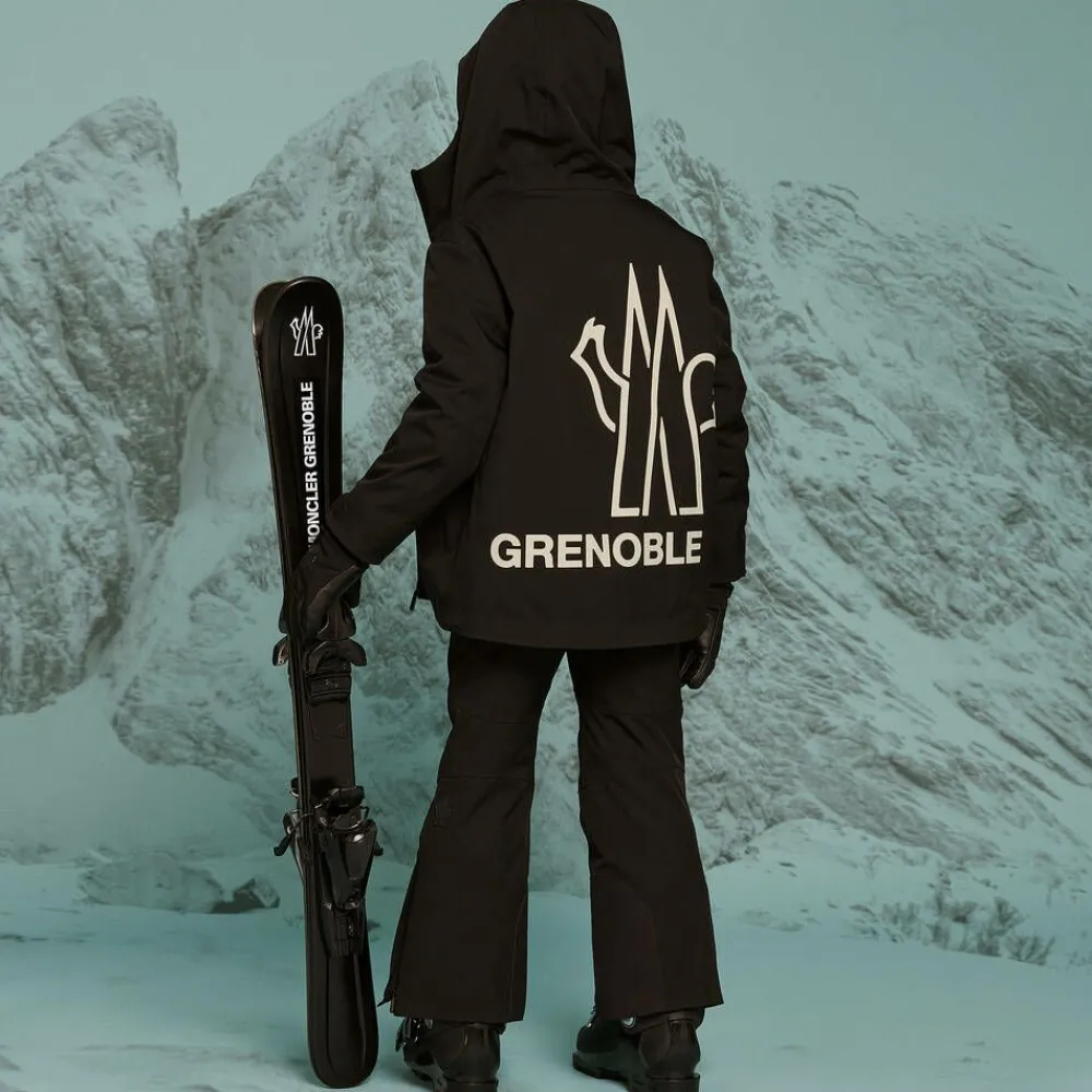 Moncler Enfant Snowwear*Boys Black Moriond Ski Jacket