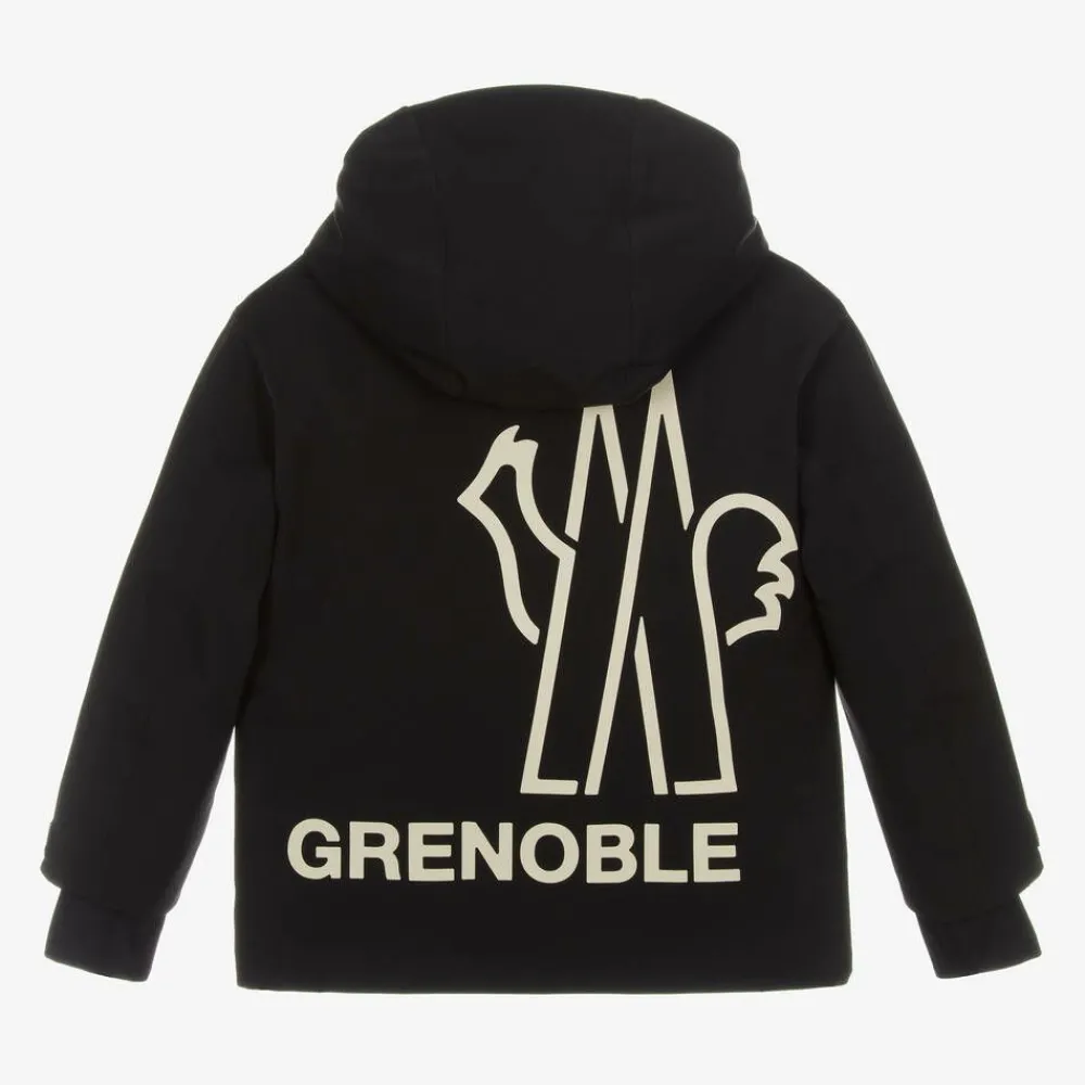 Moncler Enfant Snowwear*Boys Black Moriond Ski Jacket