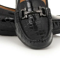 Sevva Loafers & Moccasins|Loafers & Moccasins*Boys Black Patent Horsebit Loafers
