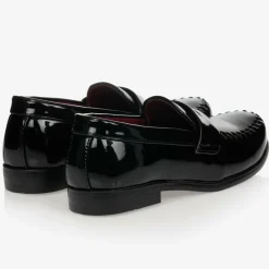 Romano Loafers & Moccasins|Loafers & Moccasins*Boys Black Patent Penny Loafers
