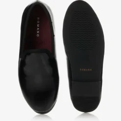 Romano Loafers & Moccasins|Loafers & Moccasins*Boys Black Patent Shoes