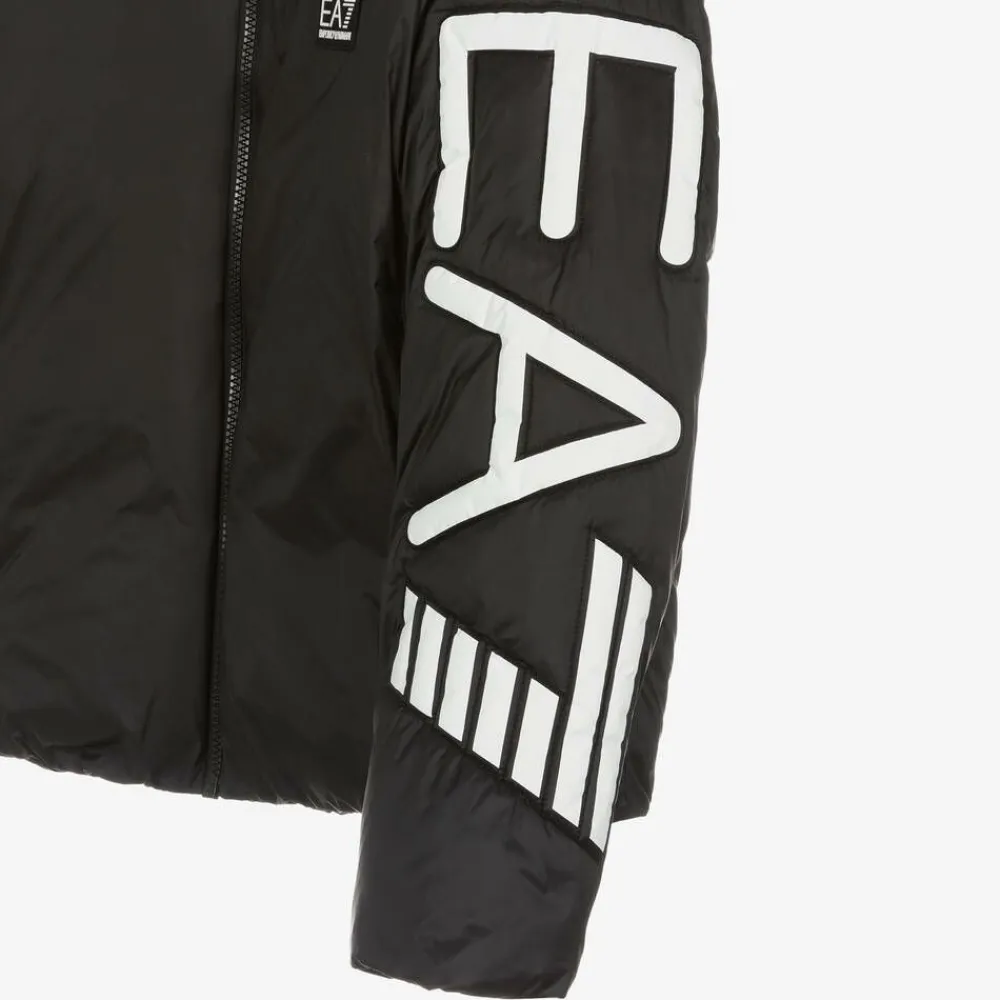 EA7 Emporio Armani Coats & Jackets*Boys Black Puffer Jacket