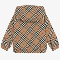 Burberry Coats & Jackets*Boys Black Reversible Vintage Check Jacket