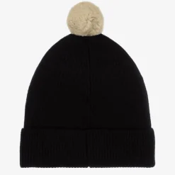 Timberland Hats*Boys Black Ribbed Beanie Hat