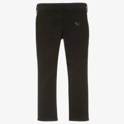 Emporio Armani Trousers*Boys Black Slim Cotton Jeans