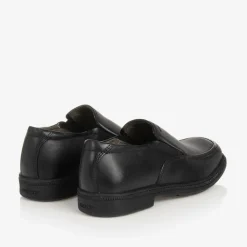 Geox Traditional Shoes|School Shoes*Boys Black Smart Leather Shoes