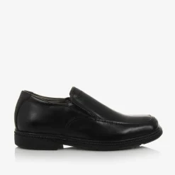 Geox Traditional Shoes|School Shoes*Boys Black Smart Leather Shoes