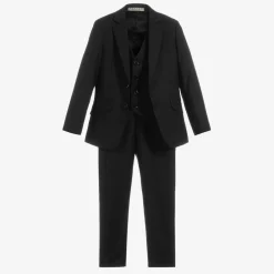 Romano Suits*Boys Black Suit
