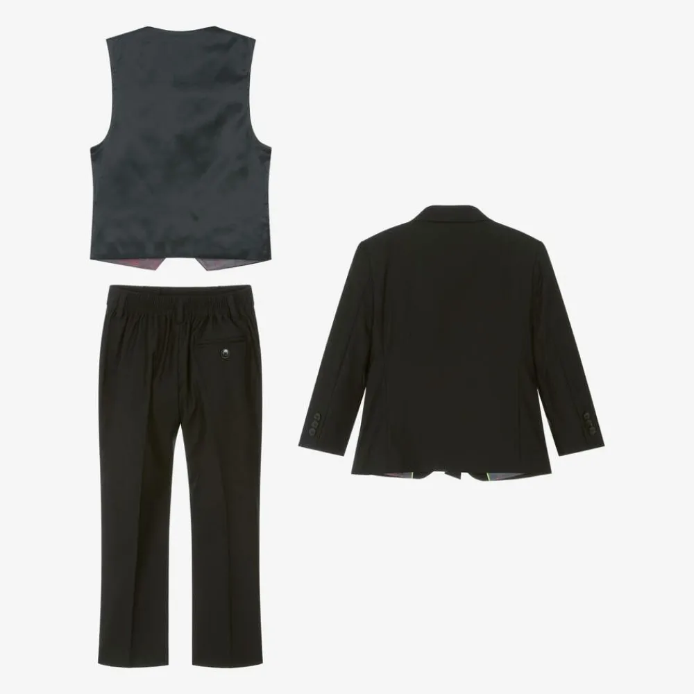 House of Cavani Suits*Boys Black Suit