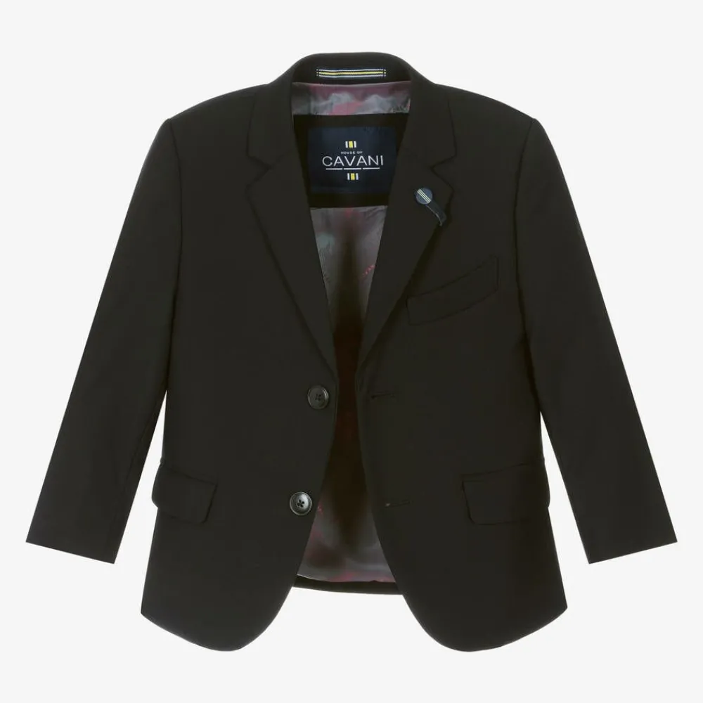 House of Cavani Suits*Boys Black Suit