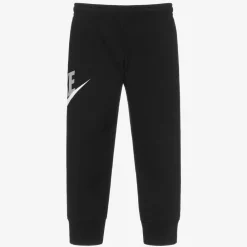 Nike Trousers*Boys Black Swoosh Logo Joggers