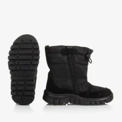 Falcotto by Naturino Snow Boots|Snow Boots*Boys Black Teddy Bear Snow Boots