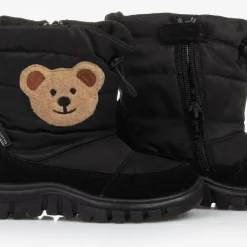 Falcotto by Naturino Snow Boots|Snow Boots*Boys Black Teddy Bear Snow Boots