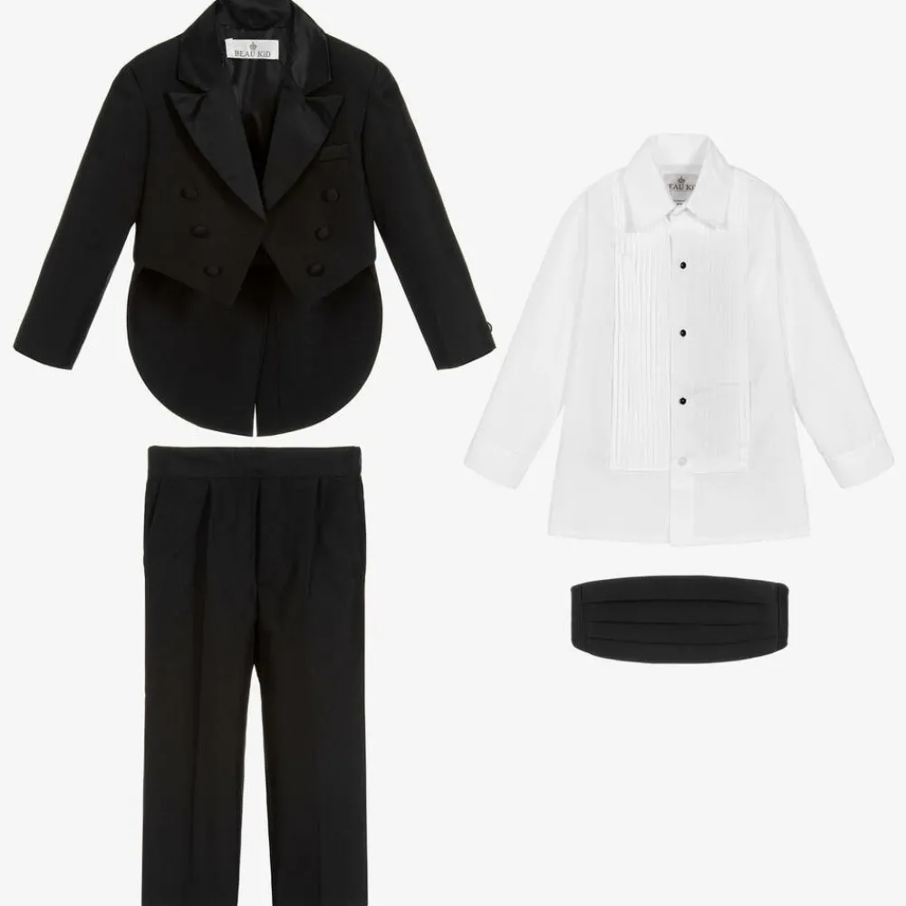 Beau KiD Suits*Boys Black Tuxedo Suit
