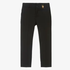 Versace Trousers*Boys Black Twill Trousers