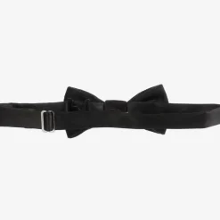 Romano Clothing Accessories*Boys Black Velvet Bow Tie (10cm)