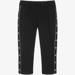 Dolce amp; Gabbana Trousers*Boys Black Wool DG Trousers