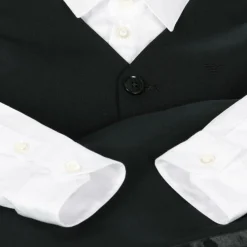 Emporio Armani Suits|Suits*Boys Black Wool Waistcoat Suit