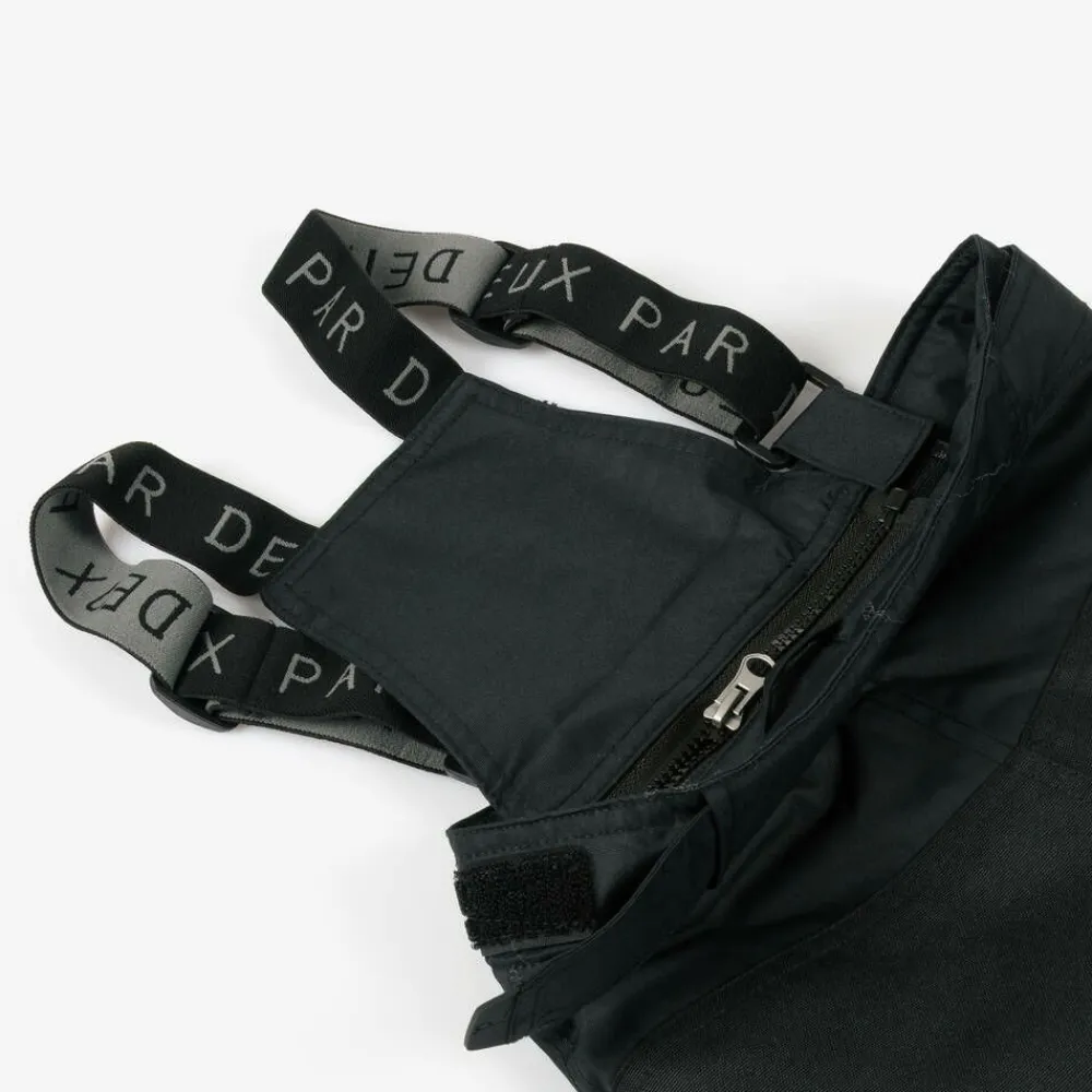 Deux par Deux Snowwear*Boys Blue & Black Snowsuit & Snood Set