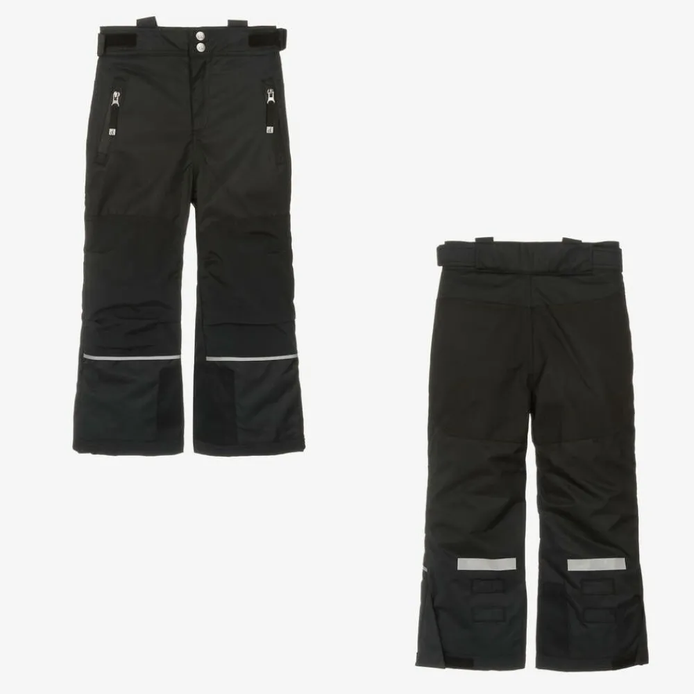 Deux par Deux Snowwear*Boys Blue & Black Snowsuit & Snood Set