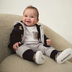 Caramelo Kids Tracksuits|Tracksuits*Boys Blue & Grey Tracksuit Set